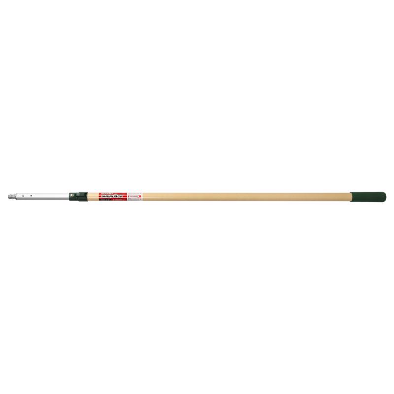 Wooster Sherlock Telescoping 8 ft. L X 1.86 in. D Aluminum/Fiberglass Extension Pole Beige/Green