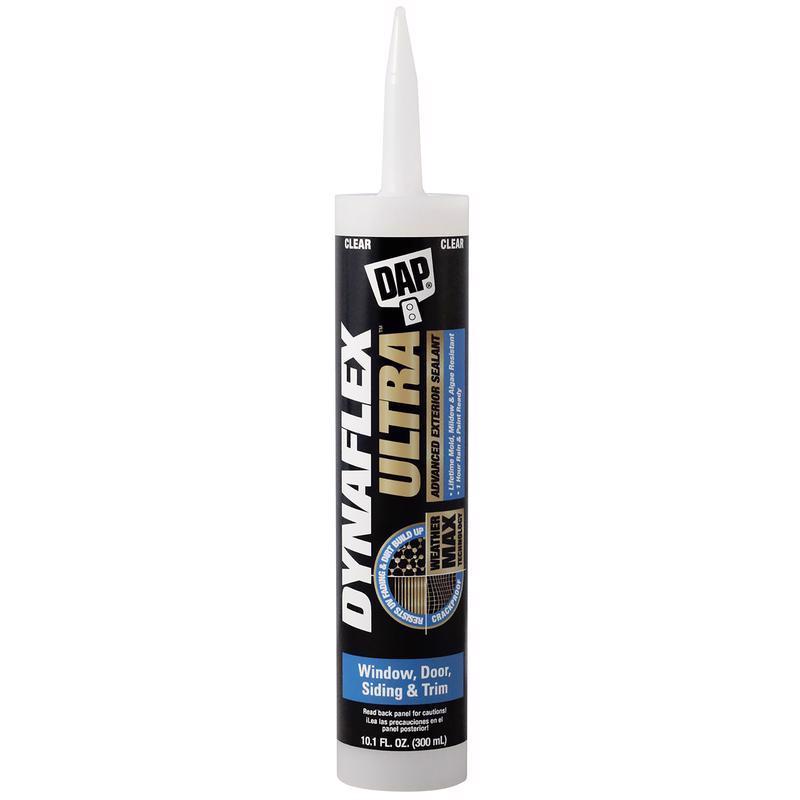 DAP DynaFlex Ultra Clear Acrylic Urethane All Purpose Sealant 10.1 oz (Pack of 12)