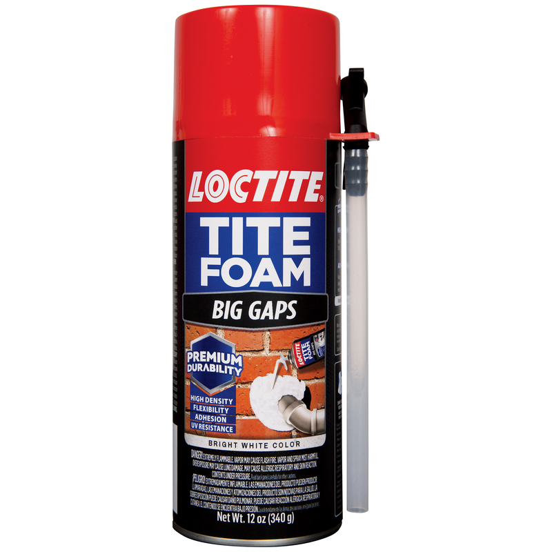 Loctite Tite Foam White Polyurethane Big Gaps Foam Sealant 12 oz (Pack of 12)