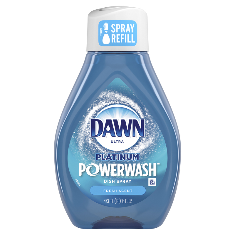Dawn Platinum Powerwash Fresh Scent Liquid Dish Spray Refill 16 oz 1 pk (Pack of 6)