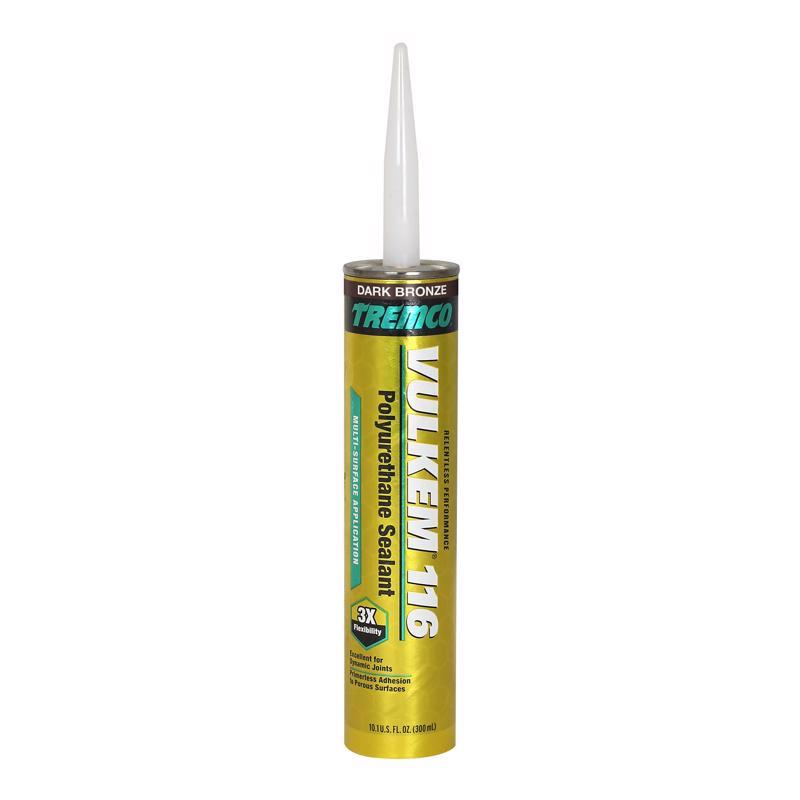 Vulkem 116 Dark Bronze Polyurethane Window and Door Caulk Sealant 10.1 fl. oz. (Pack of 12)