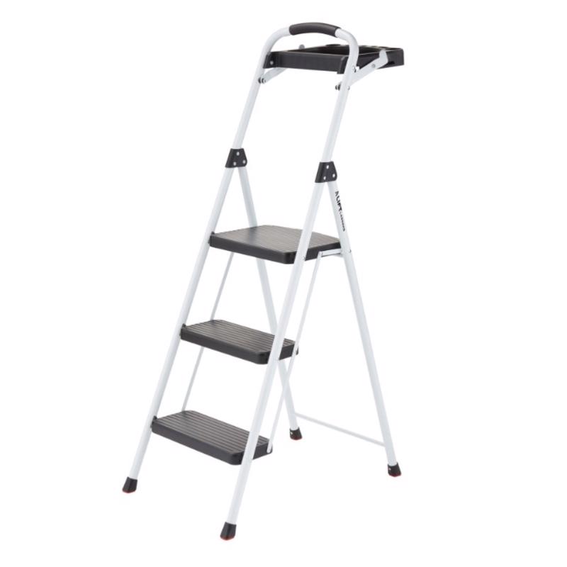 Lift Ladders 4.28 ft. H Steel Step Ladder Type II 225 lb. cap.