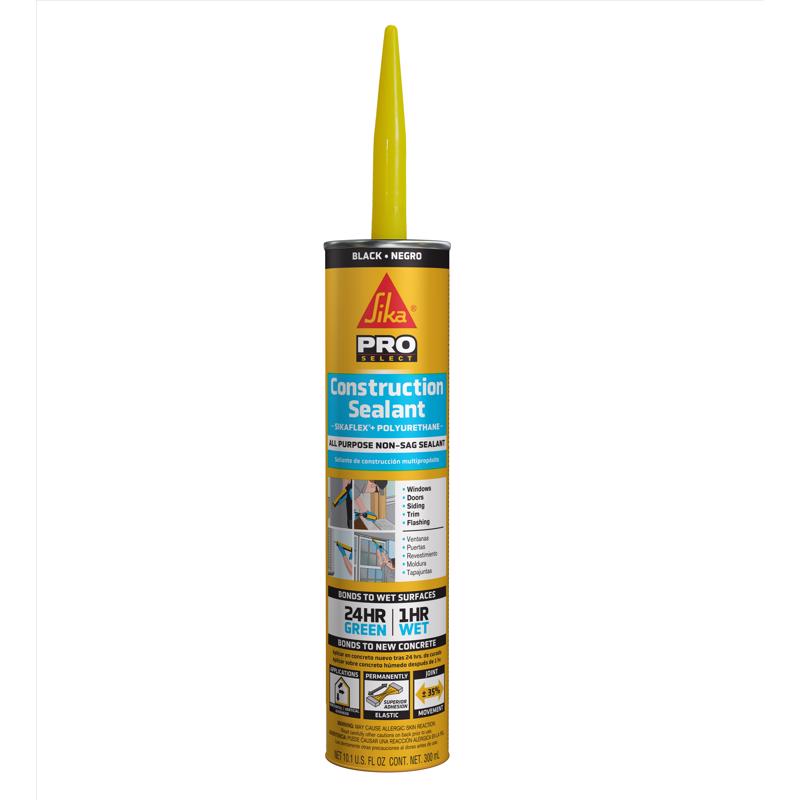 Sika Sikaflex Black Polyurethane All Purpose Construction Sealant 10.1 oz