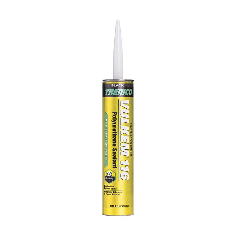 Vulkem 116 Black Polyurethane Window and Door Caulk Sealant 10.1 fl. oz.