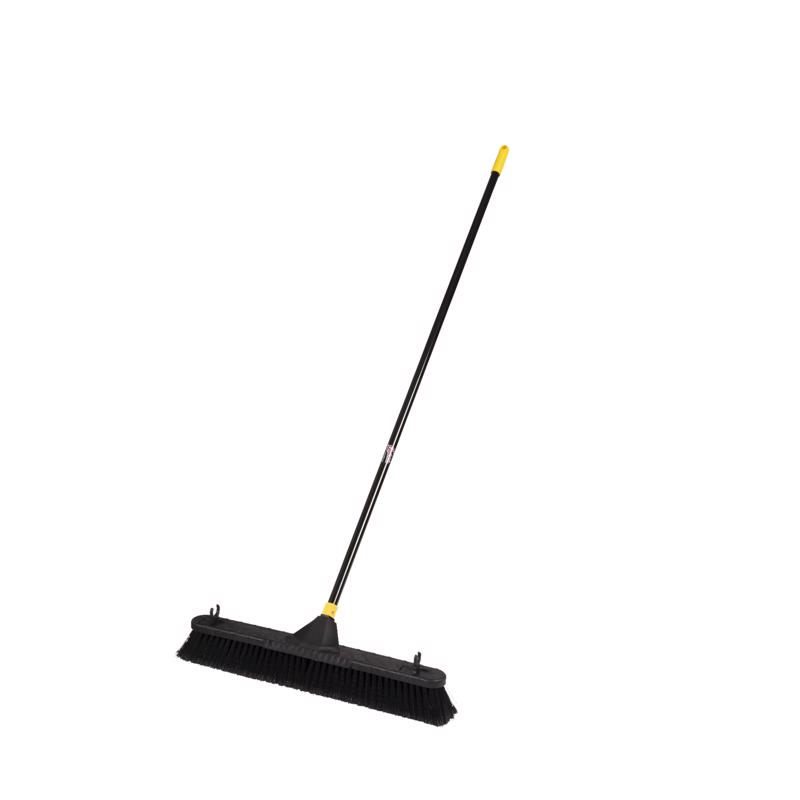 Quickie Bulldozer Polypropylene 24 in. Smooth Surface Push Broom (Pack of 4)