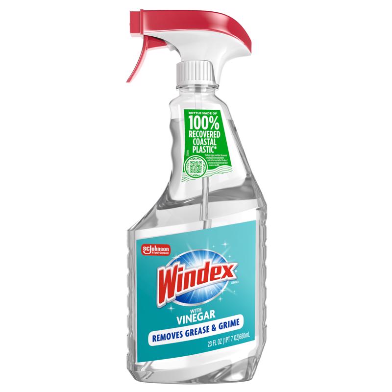 Windex Fresh Clean Scent All Purpose Cleaner With Vinegar Liquid 23 oz (Pack of 8)