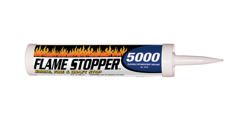 Flame Stopper Red Acrylic Latex Sealant 10 oz (Pack of 12)