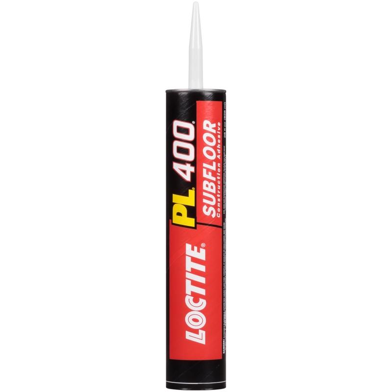 Loctite PL 400 Subfloor Adhesive Synthetic Rubber Subfloor Construction Adhesive 28 oz (Pack of 12)