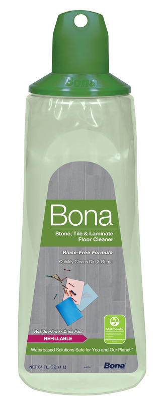 Bona No Scent Floor Cleaner Refill Liquid 34 oz (Pack of 8)