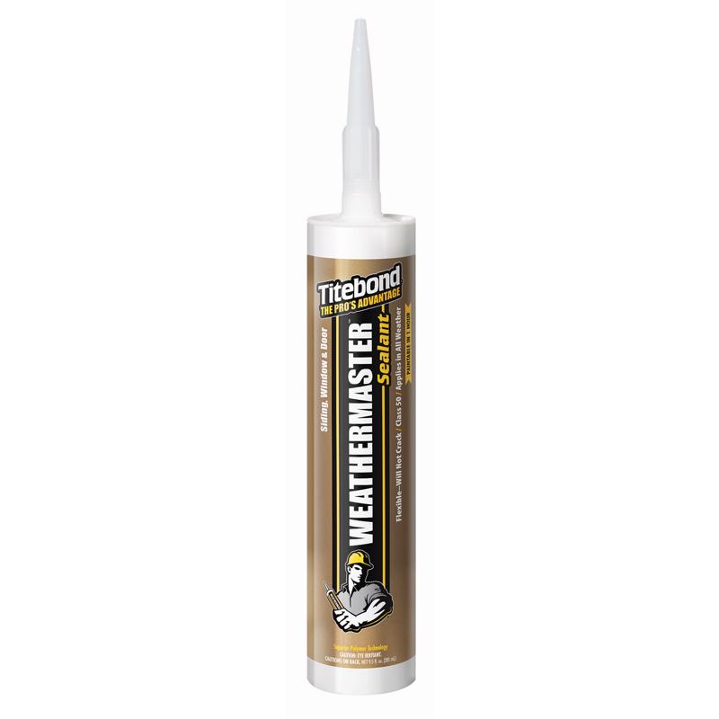 Titebond WeatherMaster Clear Elastomeric Polymers Door/Siding/ Window Sealant 9.5 oz (Pack of 12)