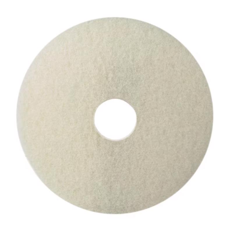 Gator 17 in. D Non-Woven Natural/Polyester Fiber Floor Polishing Pad White (Pack of 5)