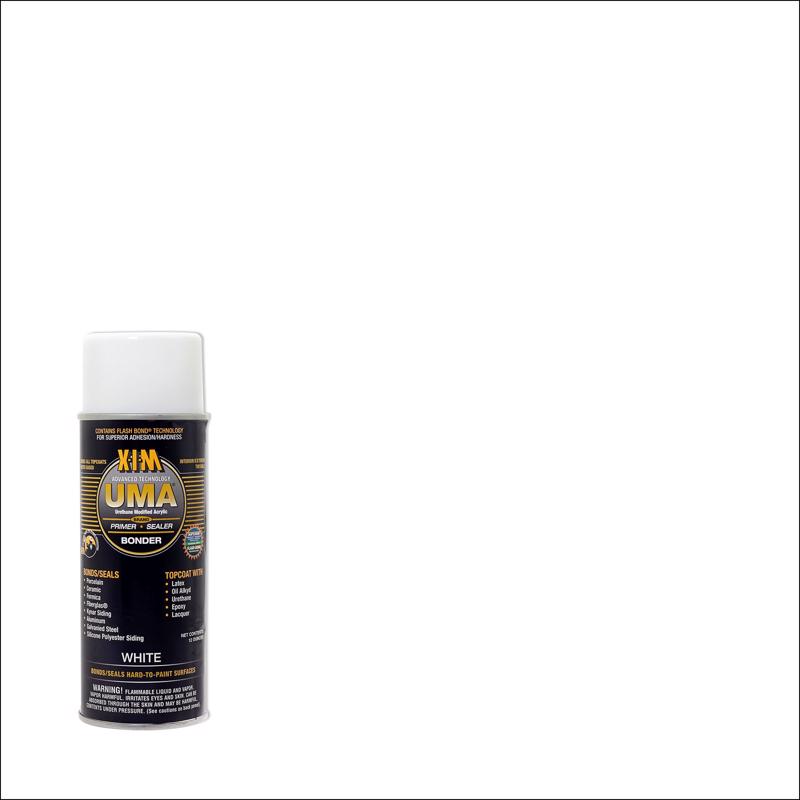 X-I-M UMA White Water-Based Alkyd Primer/Sealer/Bonder 12 oz (Pack of 6)