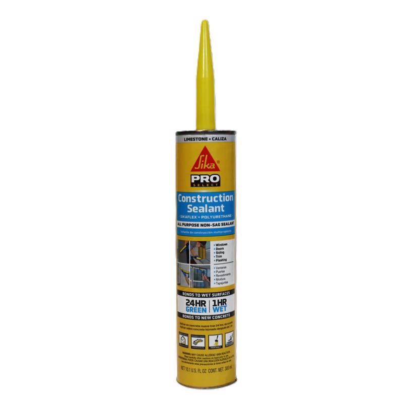 Sika Pro Limestone Polyurethane Construction Sealant 10.1 oz (Pack of 12)