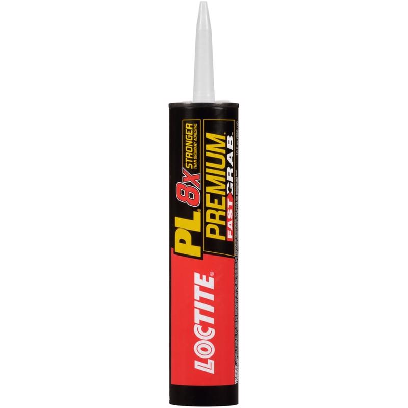 Loctite PL Premium Fast Grab Polyurethane Construction Adhesive 10 oz (Pack of 12)