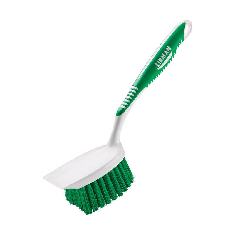 Libman 5.5 in. W Medium Bristle 7-1/2 in. Plastic/Rubber Handle Scrub Brush (Pack of 6)