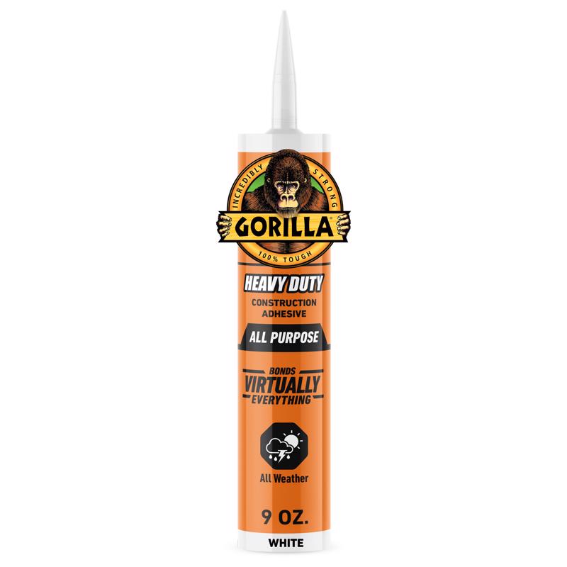 Gorilla All Purpose Construction Adhesive 9 oz (Pack of 12)