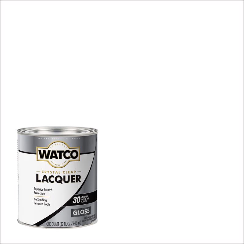 WATCO Gloss Clear Oil-Based Lacquer 1 qt (Pack of 2)