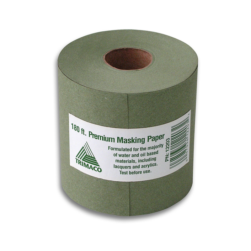 Trimaco Masking Paper 3 mil X 3 in. W X 180 ft. L Paper Green 1 pk