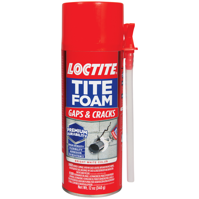Loctite TiteFoam White Polyurethane Foam Foam Foam Sealant 12 oz (Pack of 12)