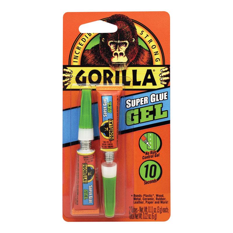 Gorilla High Strength Glue Clear Super Glue 0.11 oz (Pack of 10)