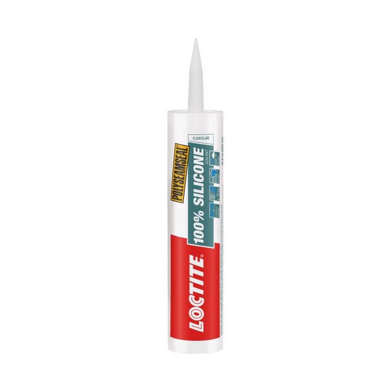 Loctite Polyseamseal Clear Silicone Multipurpose Sealant 10 oz (Pack of 12)