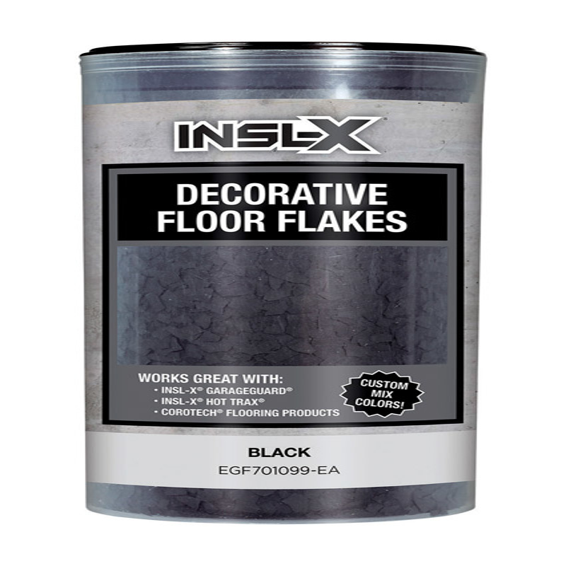 Insl-X Indoor and Outdoor Black Decorative Floor Flakes 12 oz