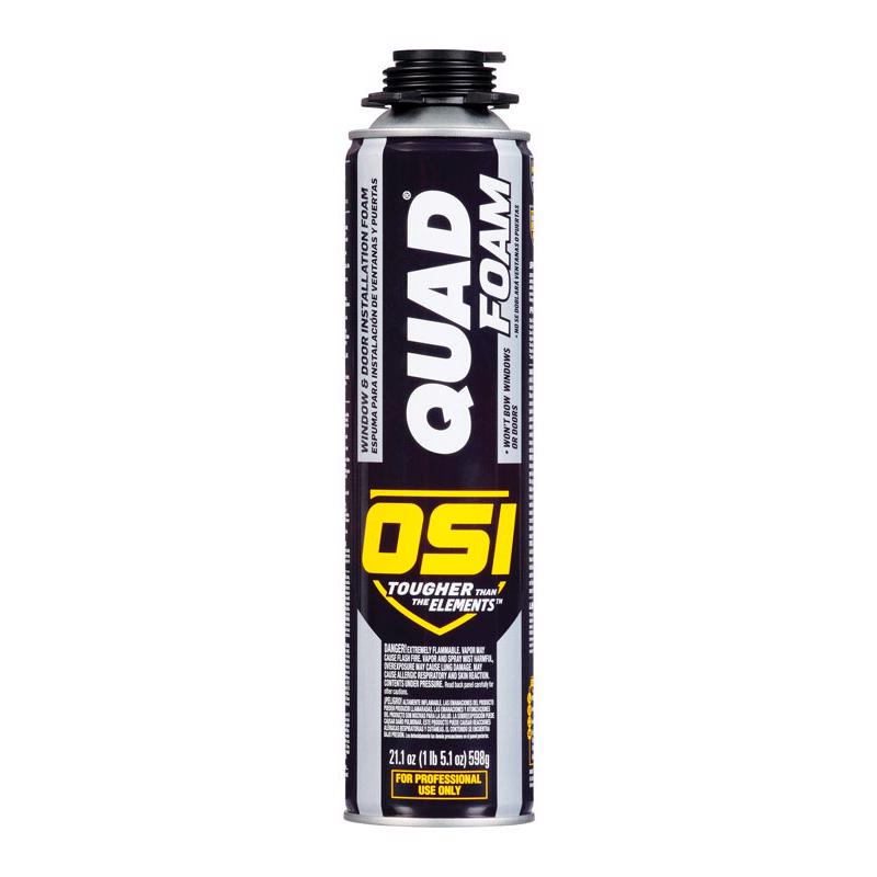 OSI Quad Tan Foam Window and Door Foam Sealant 21.1 oz (Pack of 12)