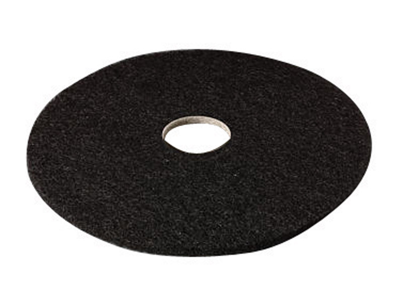 3M Scotch-Brite 20 in. D Non-Woven Natural/Polyester Fiber Floor Pad Black (Pack of 5)