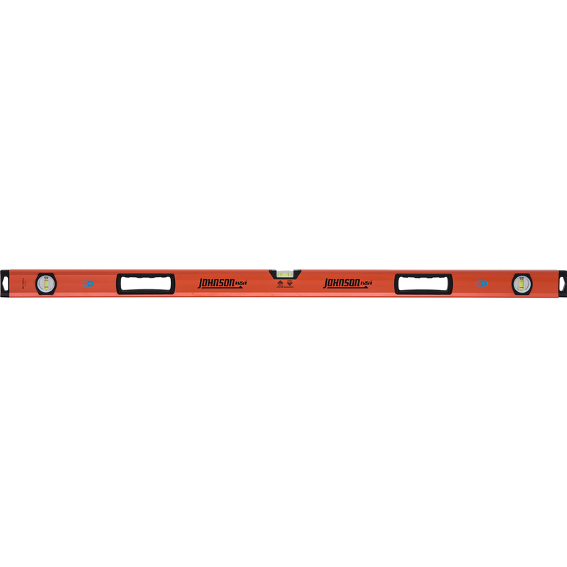 Johnson 48 in. Aluminum Magnetic Professional Box Level 3 vial (Pack of 2)
