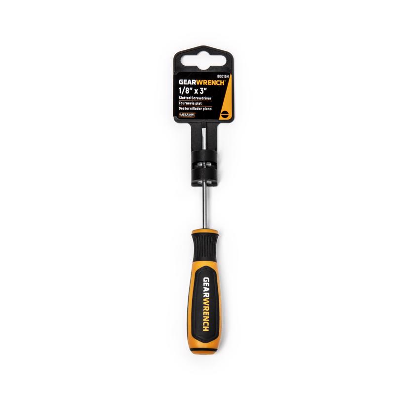 GEARWRENCH 1/8 in. X 3 in. L Slotted Cabinet Screwdriver 1 pk