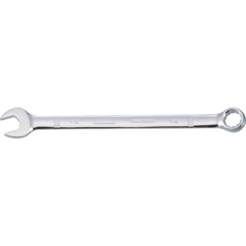 DeWalt 1/2 in. X 1/2 in. 12 Point SAE Combination Wrench 6-15/32 in. L 1 pc