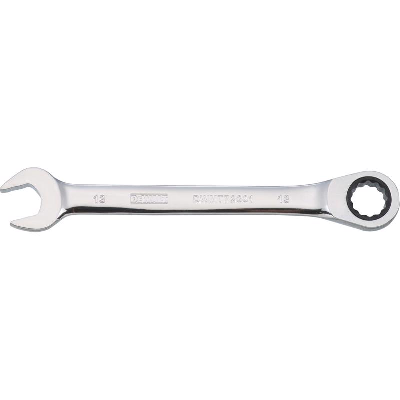 DeWalt 13 mm X 13 mm 12 Point Metric Ratcheting Combination Wrench 6-15/32 in. L 1 pc