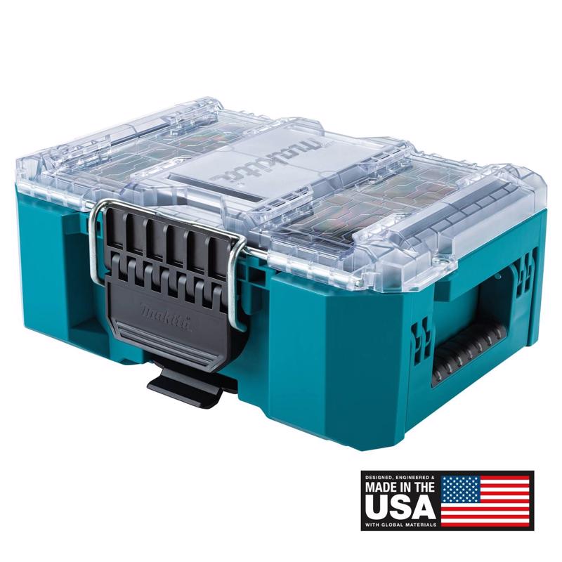 Makita 15.33 in. W X 6.38 in. H X 10.93 in. D Deep Organizer Teal