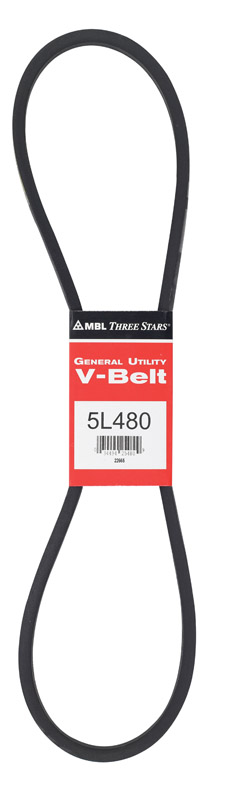 Mitsuboshi FHP General Utility V-Belt 0.63 in. W X 48 in. L For Fractional Horsepower Motors