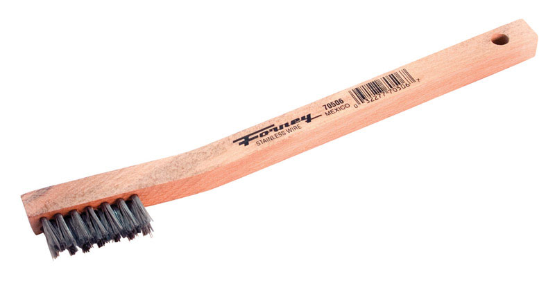 Forney 7-3/4 in. L X 1.25 in. W Scratch Brush Stainless Steel 1 pc