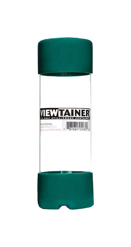 Viewtainer 2 in. W X 6 in. H Slit Top Container Plastic Green (Pack of 24)
