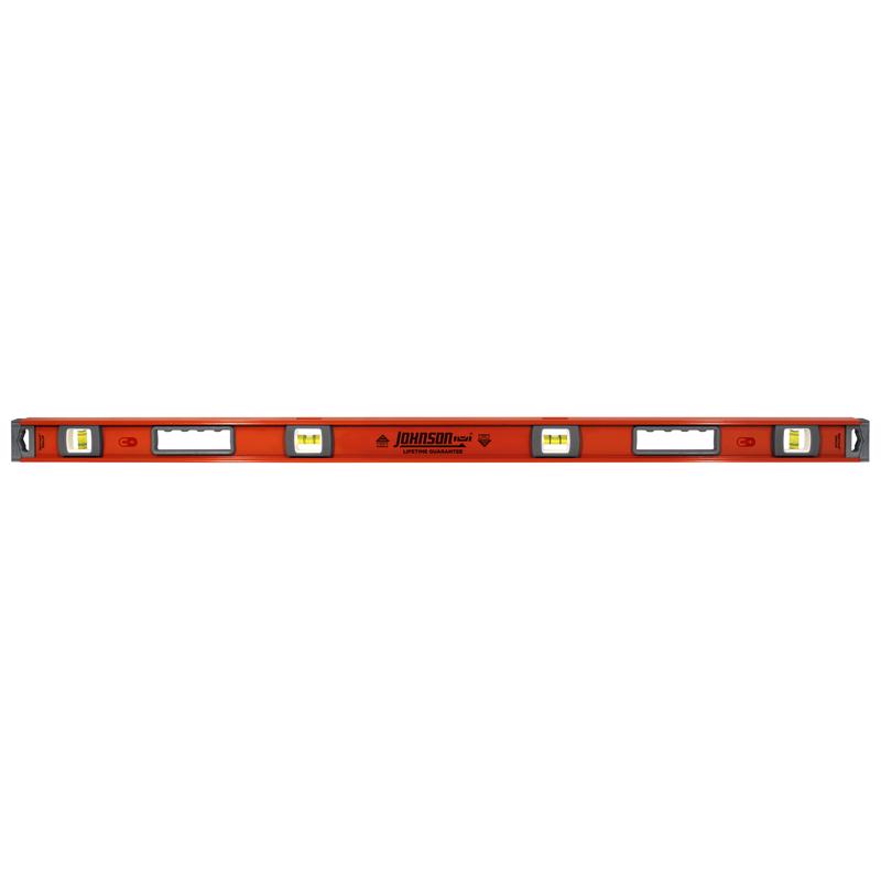 Johnson 48 in. Aluminum Magnetic I-Beam Level 4 vial (Pack of 2)