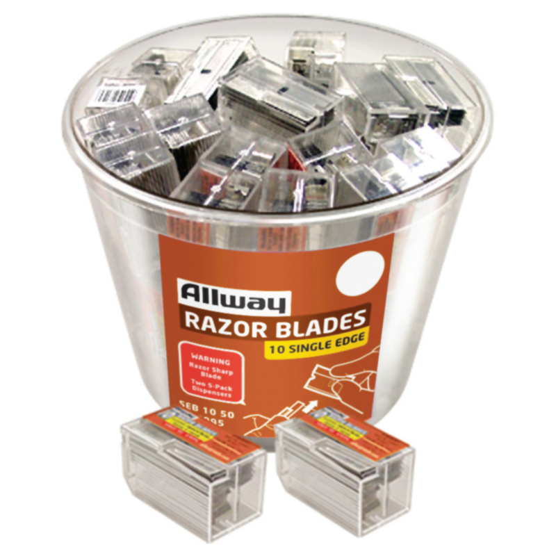 Allway Steel Single Edge Razor Blade 1-9/16 in. L 1 pk (Pack of 50)