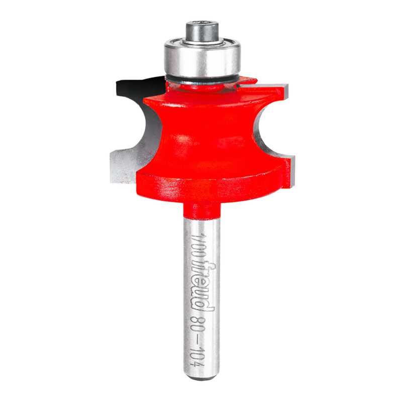 Freud 1-1/4 in. D X 1/4 in. X 2-5/16 in. L Carbide Traditional Beading Router Bit