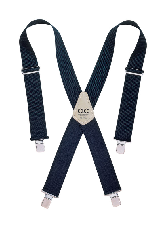 CLC 4 in. L X 2 in. W Nylon Suspenders Blue 1 pair