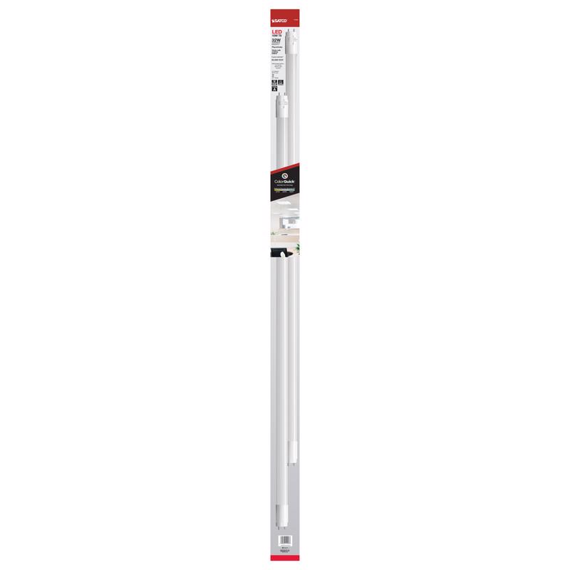 Satco T8 White 48 in. Medium Bi Pin Tube LED Bulb 32 Watt Equivalence 2 pk (Pack of 10)