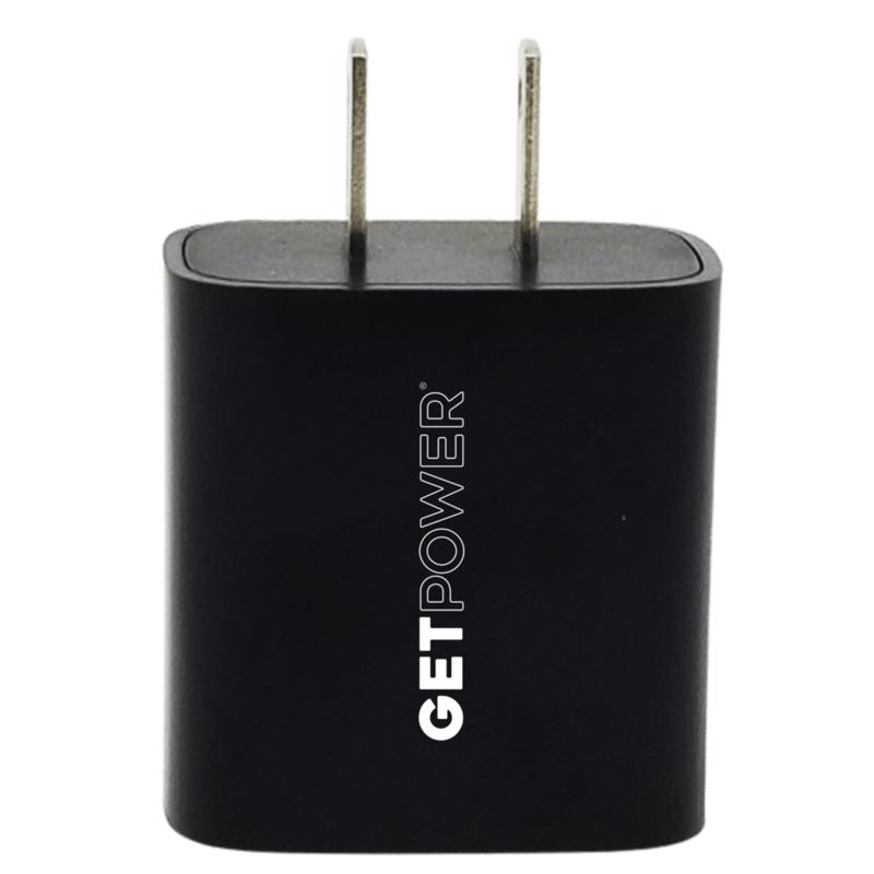 GetPower Black Plug-In USB PD Charger For Universal (Pack of 30)