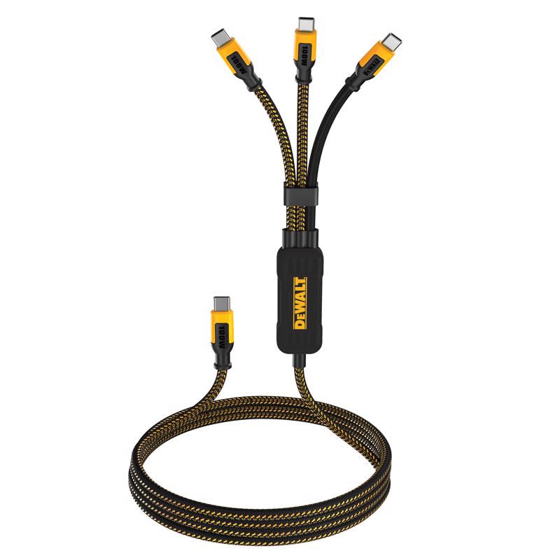 Dewalt USB-C to USB-C 3-in-1 Cable 6 ft.