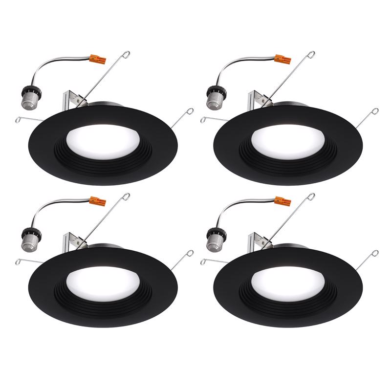 Halo Matte Black/White Recessed Downlight
