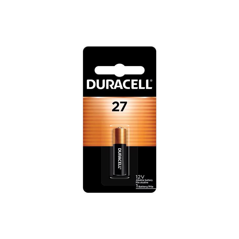 Duracell Alkaline 27 12 V 20 mAh Security Battery 1 pk