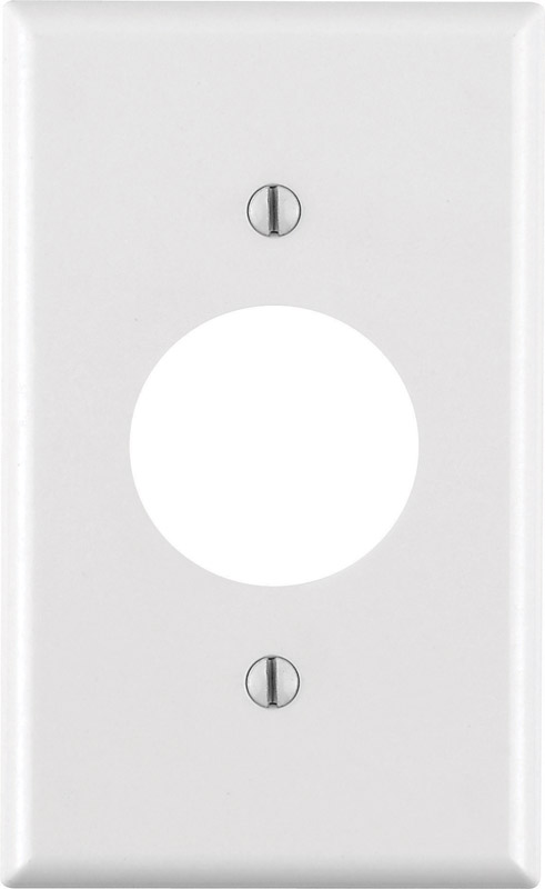 Leviton White 1 gang Thermoset Plastic Outlet Wall Plate 1 pk (Pack of 25)