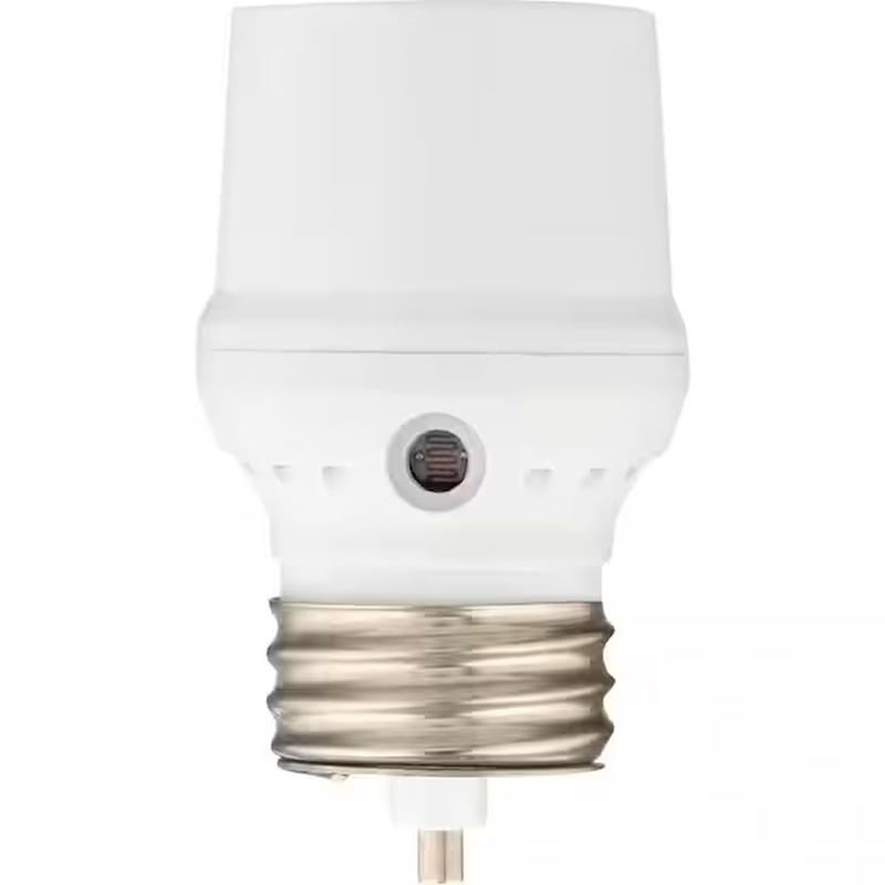 Amertac White Photoelectric Dusk to Dawn Light Control 1 pk