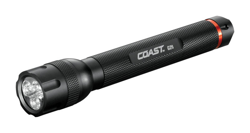 Coast G26 415 lm Silver LED Flashlight AA Battery