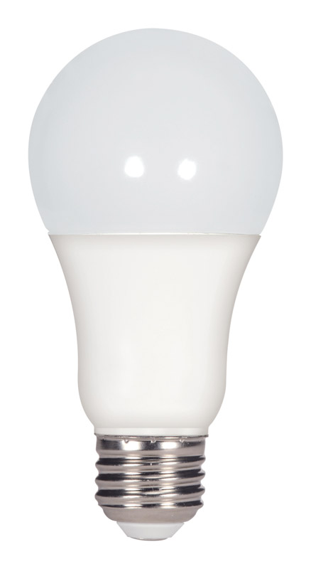 Satco A19 E26 (Medium) LED Bulb Cool White 75 Watt Equivalence 1 pk (Pack of 6)
