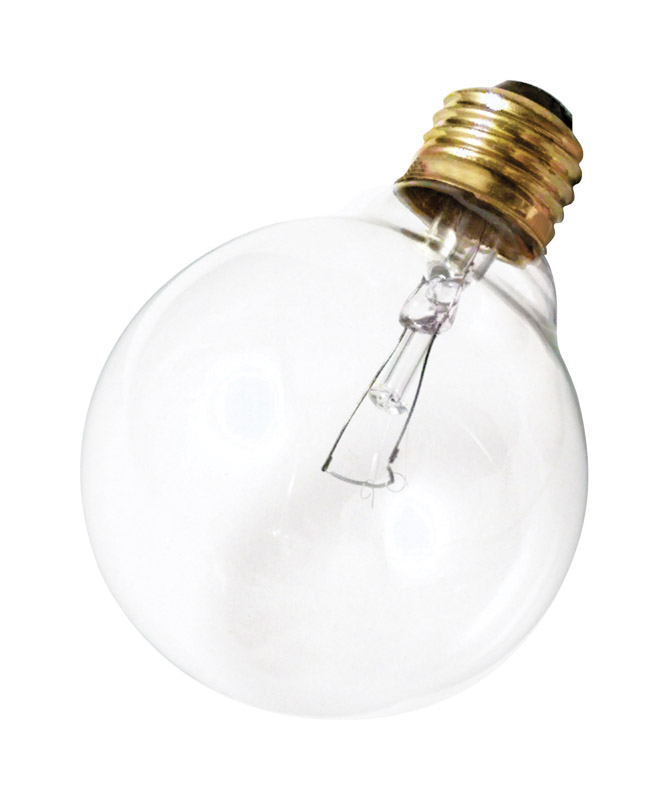 Satco 25 W G25 Decorative Incandescent Bulb E26 (Medium) Soft White 1 pk (Pack of 6)